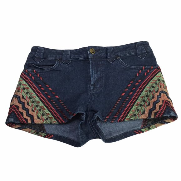 BDG Hot shorts Denim Jean Embroidered 28